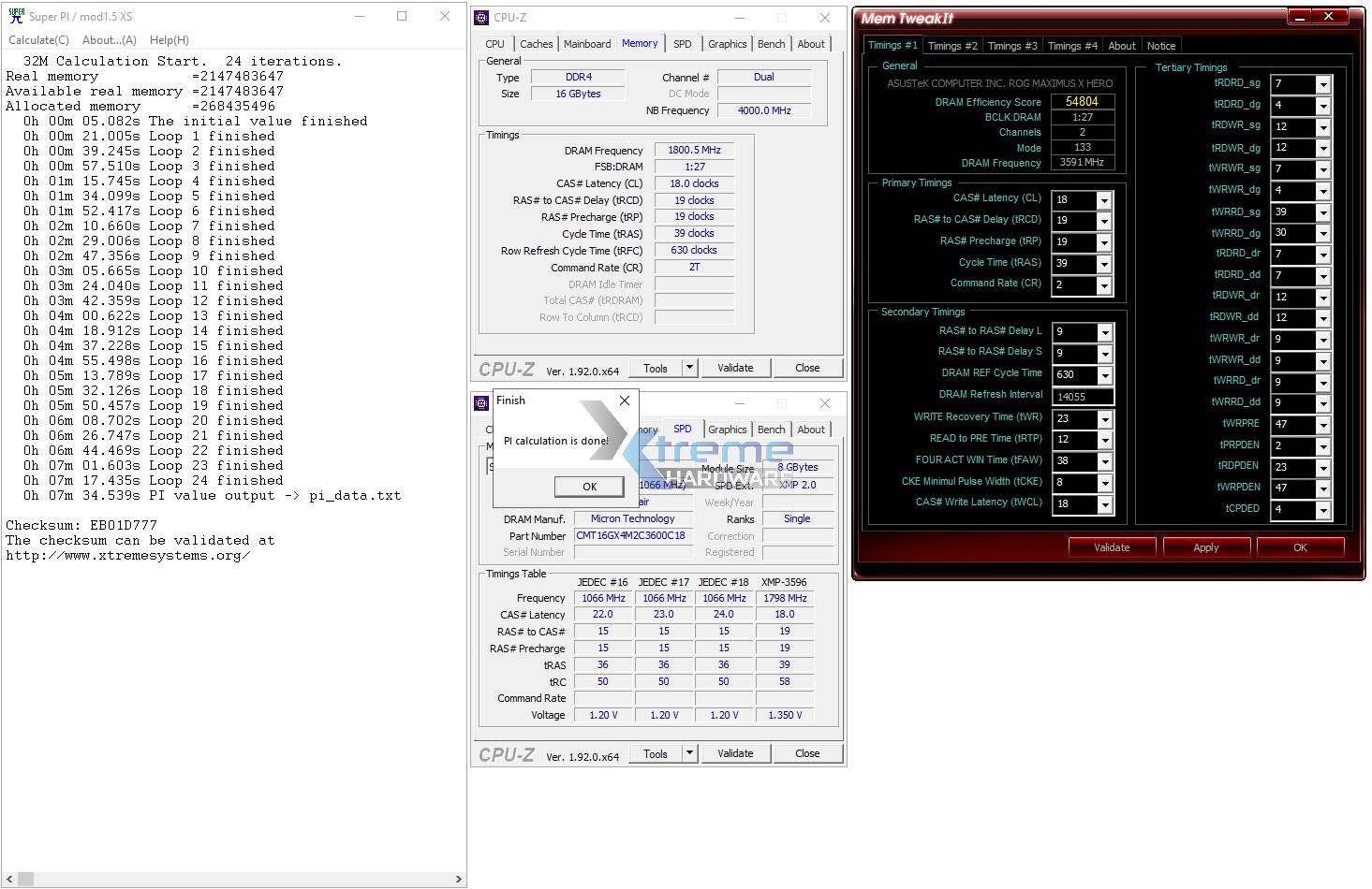 super pi Corsair 8d49c